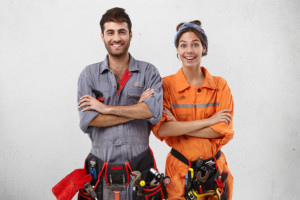 Male and Female Worker