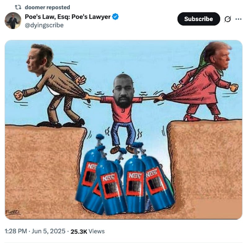 Kanye And Elon And Trump